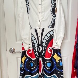 Fashion Nova Vibrant Long Sleeve Dress